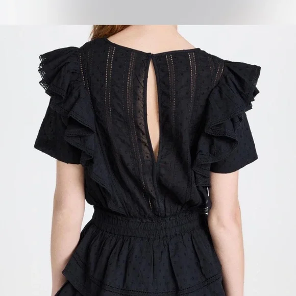 Love Shack Fancy natasha dress black - Picture 4 of 4